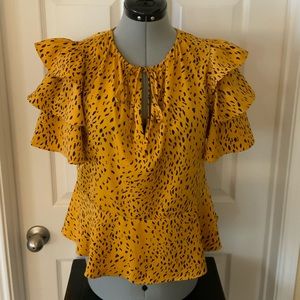 Peplum style blouse